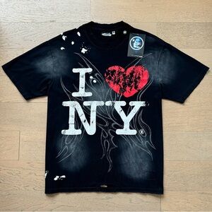 Men’s black  'I Love NY' hellstar T-Shirt